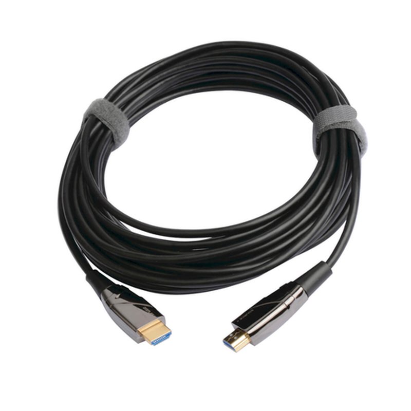 Tripp Lite P568-15M-FBR Cable Óptico Activo [AOC] de Fibra HDMI de Alta Velocidad - 4K x 2K HDR @ 60 Hz, 4:4:4, (M/M), Negro, 15M [49.2 pies] - Imagen 2