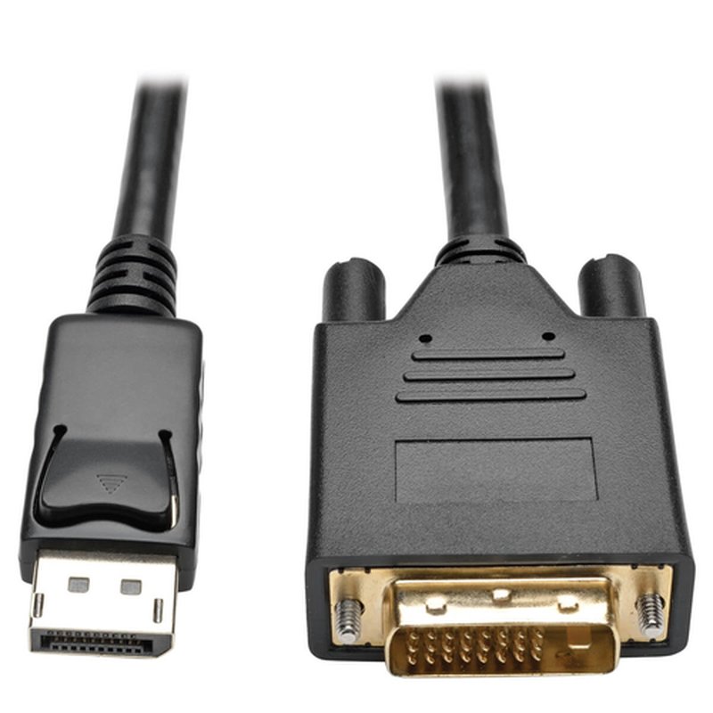 Tripp Lite P581-003-V2 adaptador de cable de vídeo 0,91 m DisplayPort DVI-D Negro