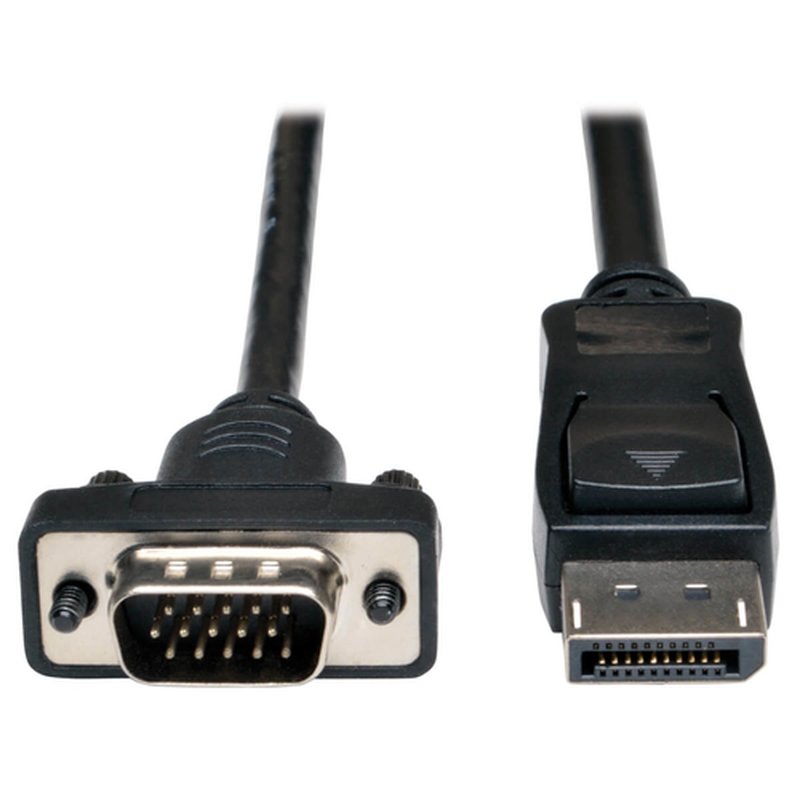 Tripp Lite P581-003-VGA-V2 adaptador de cable de vídeo 0,91 m DisplayPort Negro Tripp Lite P581-003-VGA-V2 adaptador de cable de vídeo 0,91 m DisplayPort Negro