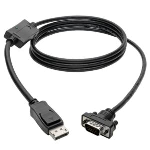 Tripp Lite P581-003-VGA-V2 adaptador de cable de vídeo 0,91 m DisplayPort Negro Tripp Lite P581-003-VGA-V2 adaptador de cable de vídeo 0,91 m DisplayPort Negro