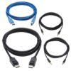 Tripp Lite P785-DPKIT10 cable para video, teclado y ratón (kvm) Negro, Azul 3,5 m