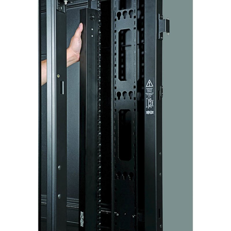 Tripp Lite SR42UB Gabinete de Profundidad Estándar Smartrack de 42U (Incluye Puertas Y Paneles Laterales)