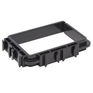 Tripp Lite SRCABLERINGLG Anillos En D para Administración De Cables para Gabinetes - Instalación Por Botones, Grandes, 76 X 102 mm [3" X 4"], Paquete De 12