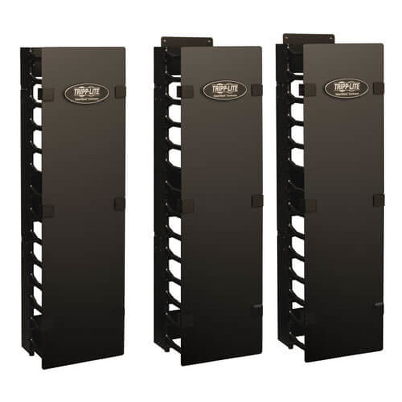 Tripp Lite SRCABLEVRT6 Sujetador de Cable Vertical de Alta Capacidad, 15.24 cm [6"] - Ducto de peine doble con tapa - Imagen 5