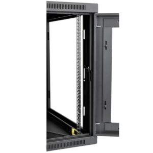 Tripp Lite SRW12USDPG Gabinete SmartRack 12U para Instalación en la Pared con Profundidad de UPS con ventana de acrílico transparente y parte posterior abisagrada
