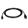 Tripp Lite U030-003 Cable USB 2.0 de Alta Velocidad A a Mini-B (A a Mini-B de 5 Pines, M/M), 0.91 m [3 pies]