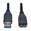 Tripp Lite U326-003-BK Cable para Dispositivo USB 3.0 SuperSpeed (A a Micro-B M/M), Negro, 0.91 m [3 pies]