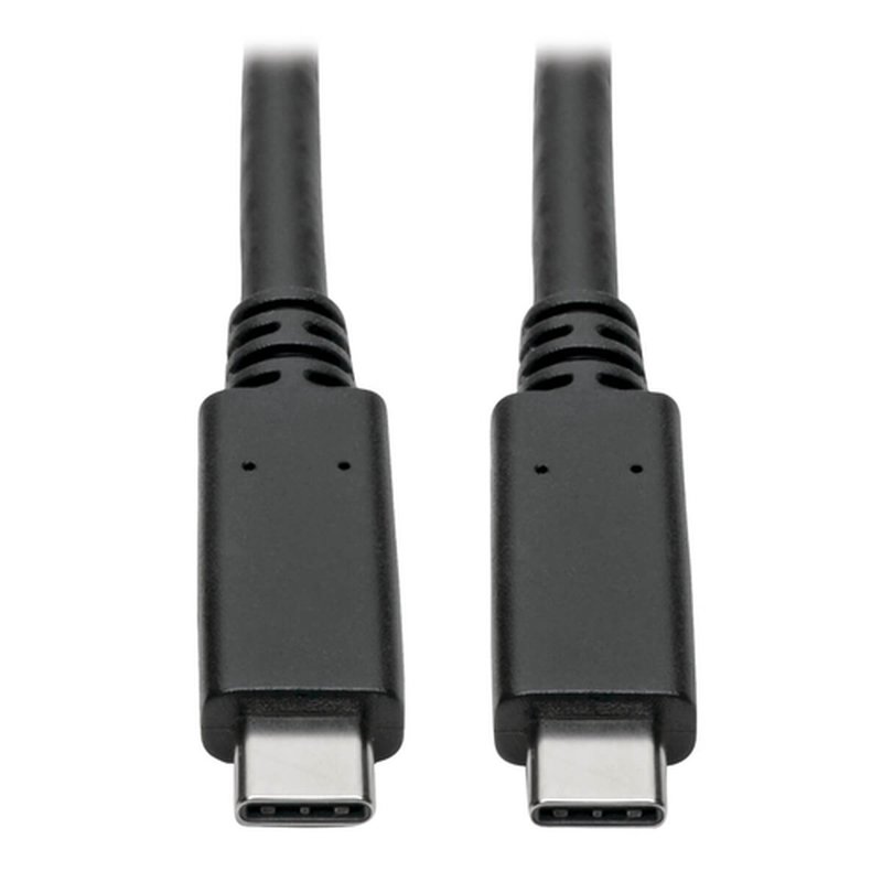 Tripp Lite U420-C03-G2-5A Cable USB-C (M/M) - USB 3.1, Gen 2 (10 Gbps), Especificación de 5A, Certificado USB-IF, Compatible con Thunderbolt 3, 0.91 m [3 pies]