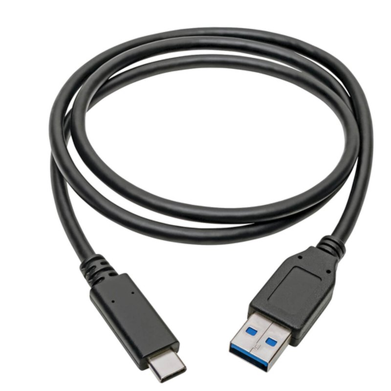 Tripp Lite U428-C03-G2 Cable USB-C a USB-A (M/M), USB 3.1 Gen 2 (10 Gbps), Certificado USB-IF, Compatible con Thunderbolt 3, 0.91 m [3 pies] - Imagen 2