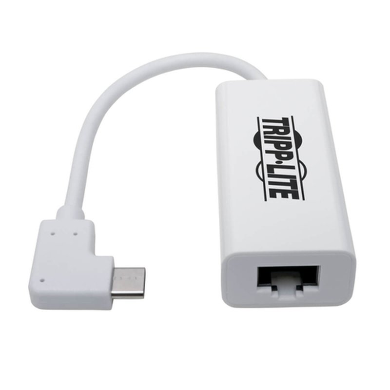 Tripp Lite U436-06N-GBW-RA Adaptador de Red USB-C a Gigabit con USB-C en Ángulo Recto, Compatibilidad con Thunderbolt 3 - Blanco Tripp Lite U436-06N-GBW-RA Adaptador de Red USB-C a Gigabit con USB-C en Ángulo Recto, Compatibilidad con Thunderbolt 3 - Blanco - Imagen 4