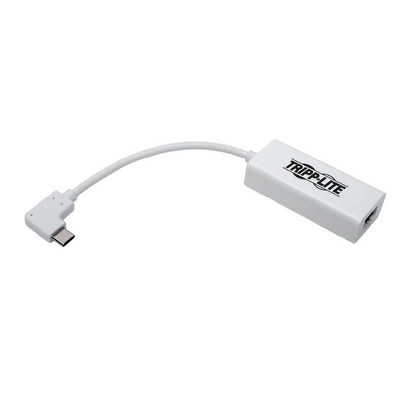 Tripp Lite U436-06N-GBW-RA Adaptador de Red USB-C a Gigabit con USB-C en Ángulo Recto, Compatibilidad con Thunderbolt 3 - Blanco Tripp Lite U436-06N-GBW-RA Adaptador de Red USB-C a Gigabit con USB-C en Ángulo Recto, Compatibilidad con Thunderbolt 3 - Blanco - Imagen 6