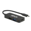 Tripp Lite U444-06N-H4UBC2 Adaptador Multipuerto USB C - HDMI 4K @ 60 Hz, 4:4:4, HDR, USB A, Carga USB C PD 3.0 (100W), Negro Tripp Lite U444-06N-H4UBC2 Adaptador Multipuerto USB C - HDMI 4K @ 60 Hz, 4:4:4, HDR, USB A, Carga USB C PD 3.0 (100W), Negro