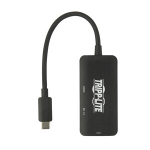 Tripp Lite U444-06N-H4UBC2 Adaptador Multipuerto USB C - HDMI 4K @ 60 Hz, 4:4:4, HDR, USB A, Carga USB C PD 3.0 (100W), Negro Tripp Lite U444-06N-H4UBC2 Adaptador Multipuerto USB C - HDMI 4K @ 60 Hz, 4:4:4, HDR, USB A, Carga USB C PD 3.0 (100W), Negro
