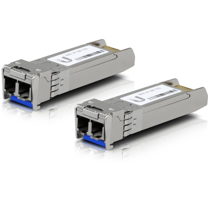 MODULO SFP+ UBIQUITI UACC-OM-SM-10G-D-2 UFIBER TRANSCEIVER SM 2PACK MODULO SFP+ UBIQUITI UACC-OM-SM-10G-D-2 UFIBER TRANSCEIVER SM 2PACK