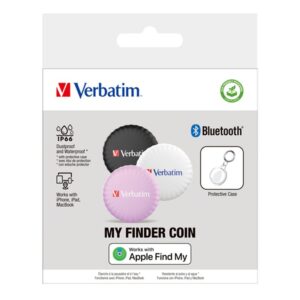 Verbatim 32135 localizador o rastreador GPS Personal Buscador Negro, Rosa, Blanco