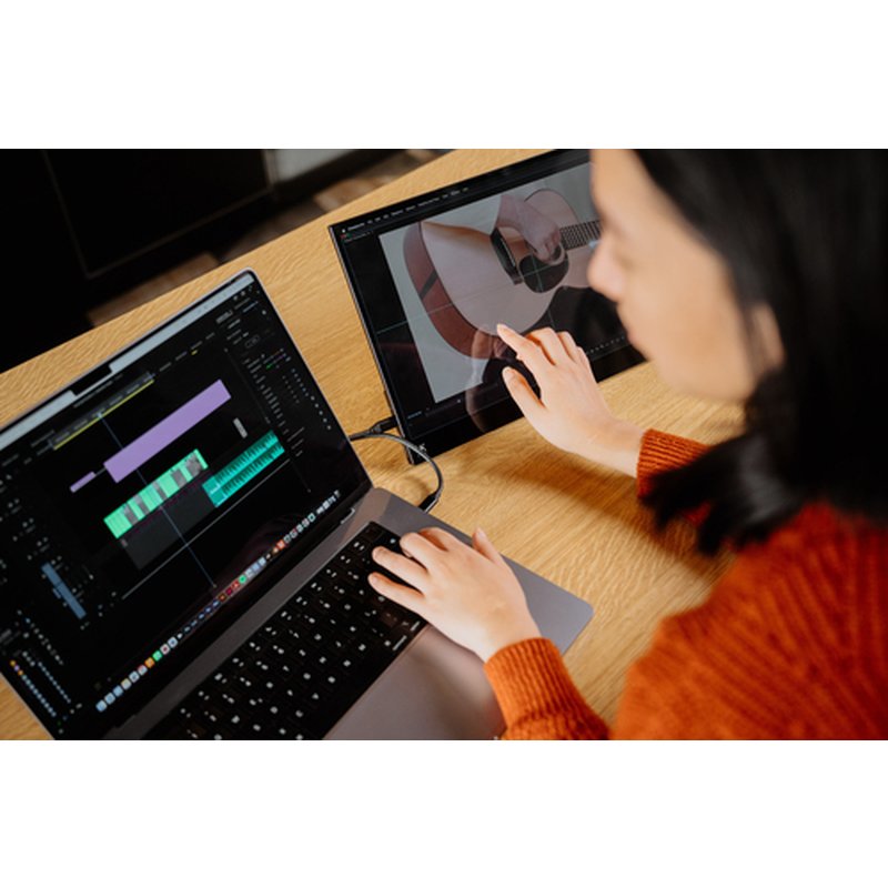 Verbatim 32239 pantalla para PC 43,9 cm (17.3") 3840 x 2160 Pixeles 4K Ultra HD LCD Pantalla táctil Negro - Imagen 2