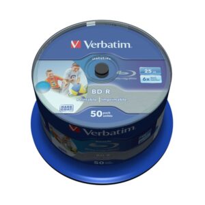 Alternative view of Verbatim 43812 disco blu-ray lectura/escritura (BD) BD-R 25 GB 50 pieza(s)
