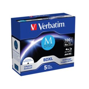 Alternative view of Verbatim 43834 disco blu-ray lectura/escritura (BD) BDXL 100 GB 5 pieza(s)