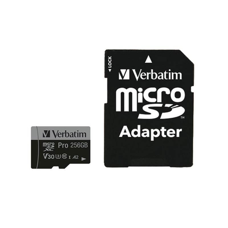 Verbatim 47045 memoria flash 256 GB MicroSDXC UHS-I Clase 10 - Imagen 2