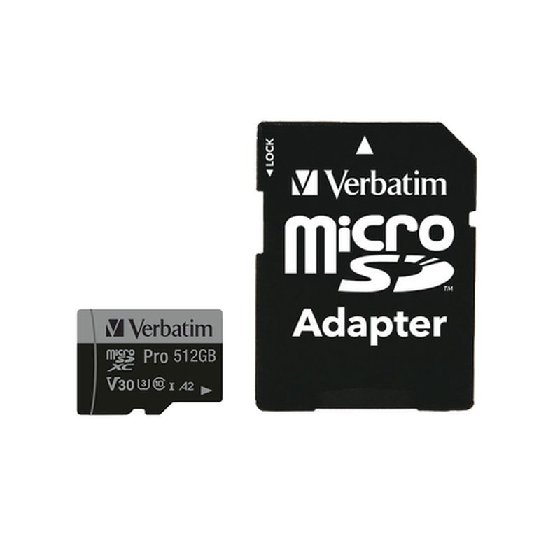 Verbatim 47046 memoria flash 512 GB MicroSDXC UHS-I Clase 10 - Imagen 4