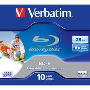 Verbatim BD-R SL 25GB 6x Printable 10 Pack Jewel Case 10 pieza(s)