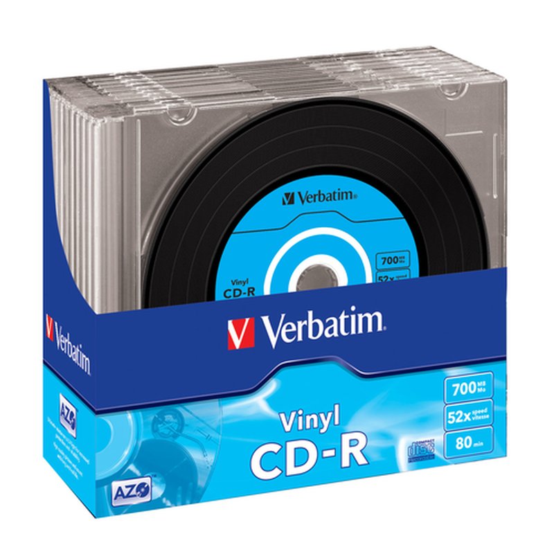 Verbatim CD-R AZO Data Vinyl 700 MB 10 pieza(s)
