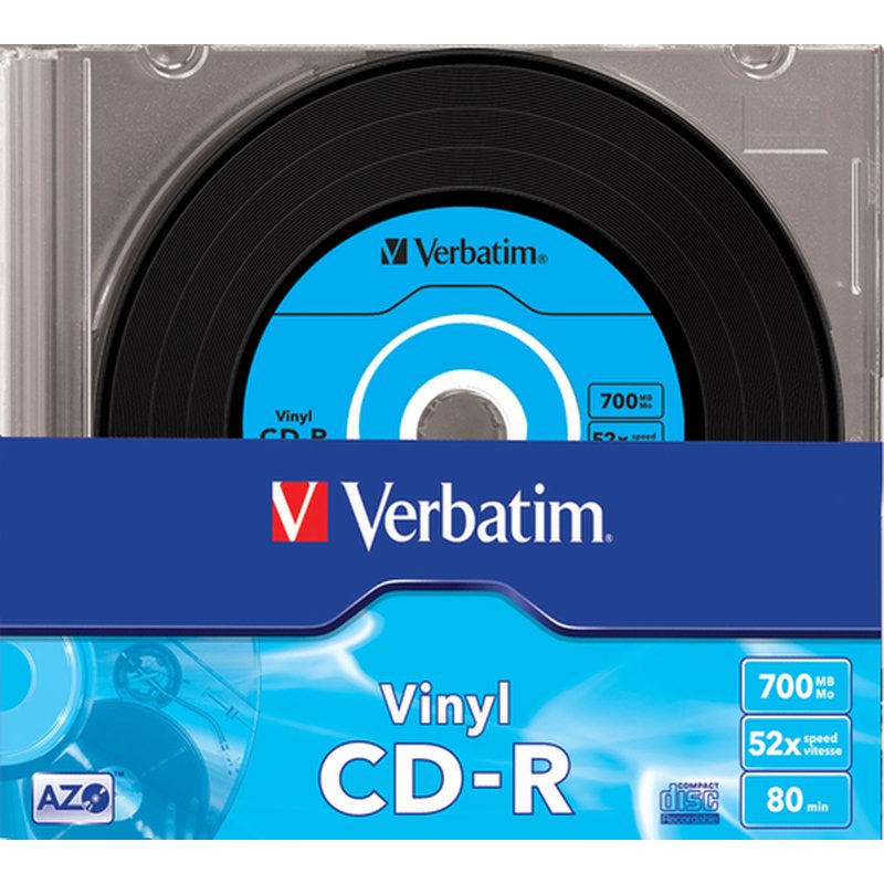 Verbatim CD-R AZO Data Vinyl 700 MB 10 pieza(s) - Imagen 2