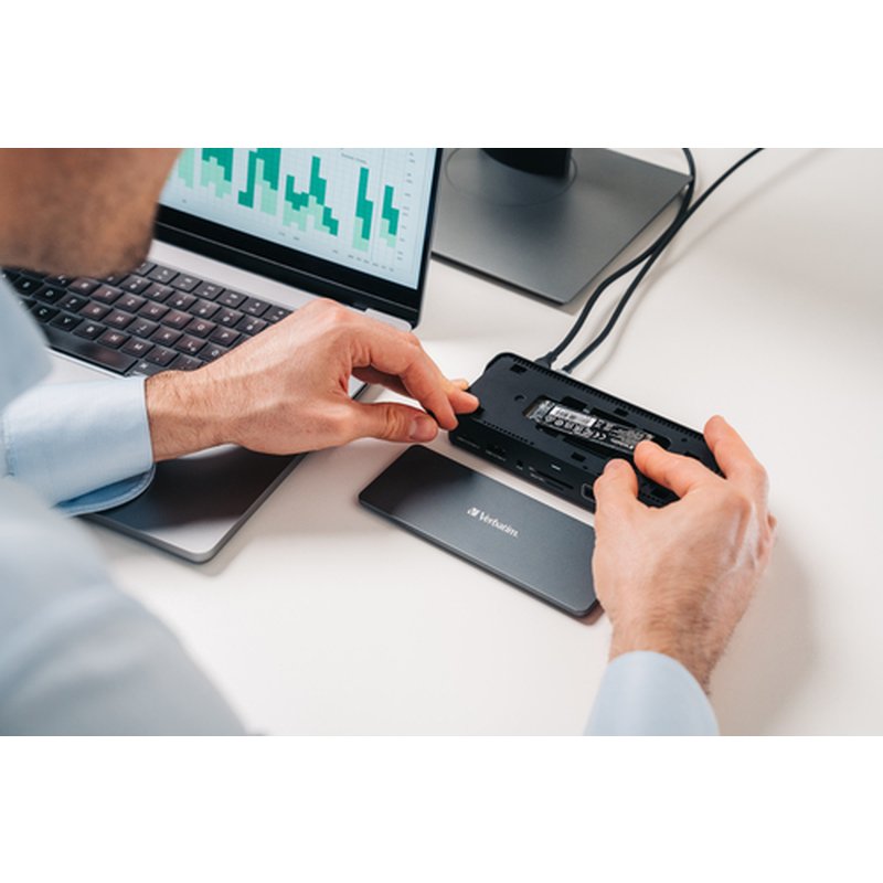 Verbatim CDS-15SSD Alámbrico USB 3.2 Gen 1 (3.1 Gen 1) Type-C Negro, Gris - Imagen 11