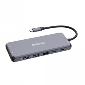 Verbatim CMH-14 USB Tipo C 5000 Mbit/s Plata