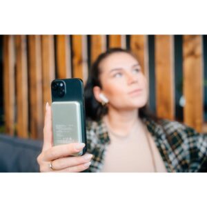 Verbatim Charge 'n' Go Polímero de litio 5000 mAh Cargador inalámbrico Verde