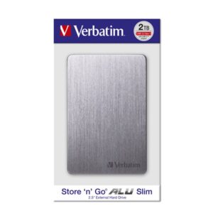 Verbatim Disco duro portátil Store 'n' Go Slim 1 TB Gris espacial Verbatim Disco duro portátil Store 'n' Go Slim 1 TB Gris espacial