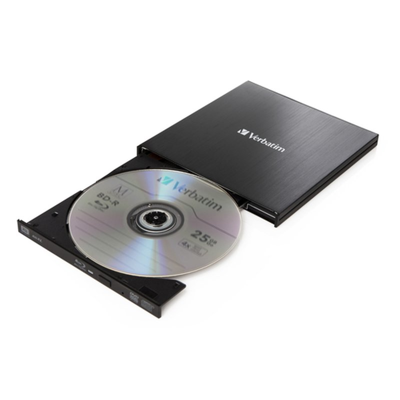 Verbatim External Slimline unidad de disco óptico Blu-Ray RW Negro Verbatim External Slimline unidad de disco óptico Blu-Ray RW Negro - Imagen 3