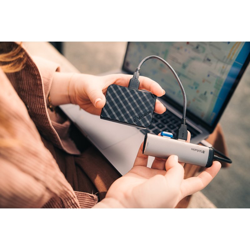 Verbatim Hub Multipuertos USB-C 4 puertos USB 3.2 Gen 1 Verbatim Hub Multipuertos USB-C 4 puertos USB 3.2 Gen 1 - Imagen 7