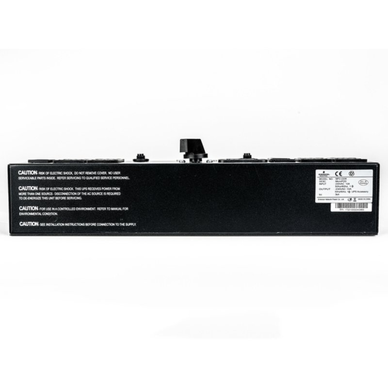 Vertiv 2U MicroPod External maintenance Bypass unidad de distribución de energía (PDU) 19 salidas AC Negro - Imagen 2