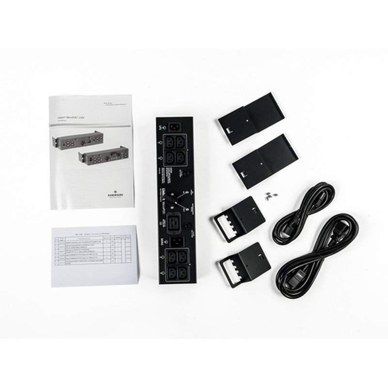 Vertiv 2U MicroPod External maintenance Bypass unidad de distribución de energía (PDU) 19 salidas AC Negro - Imagen 5