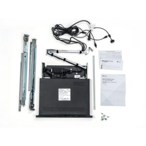 Alternative view of Vertiv Avocent Consola LCD de acceso directo al rack de 19", teclado USB, 2USB PASS, UK ENG, RU