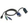 Vertiv Avocent DSAVIQ-PS2M cable para video, teclado y ratón (kvm) Negro