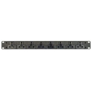 Vertiv EGVHVRN082-102UKLPS6-IP44 unidad de distribución de energía (PDU) 8 salidas AC Negro