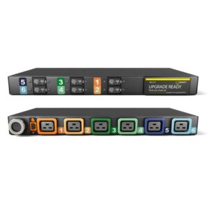 Vertiv MG01X1R1-06L193-3PS56B2H10-S unidad de distribución de energía (PDU) 6 salidas AC 1U Negro