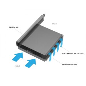 Vertiv SA2-006 chasis de red 2U Negro