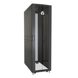 Vertiv VR3107 armario rack 48U Rack o bastidor independiente Negro, Transparente