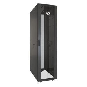 Vertiv VR3157SP armario rack 48U Rack o bastidor independiente Negro, Transparente