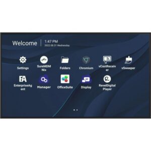 Viewsonic CDE7530 pantalla de señalización 190,5 cm (75") Wifi 450 cd / m² 4K Ultra HD Negro Procesador incorporado Android 11