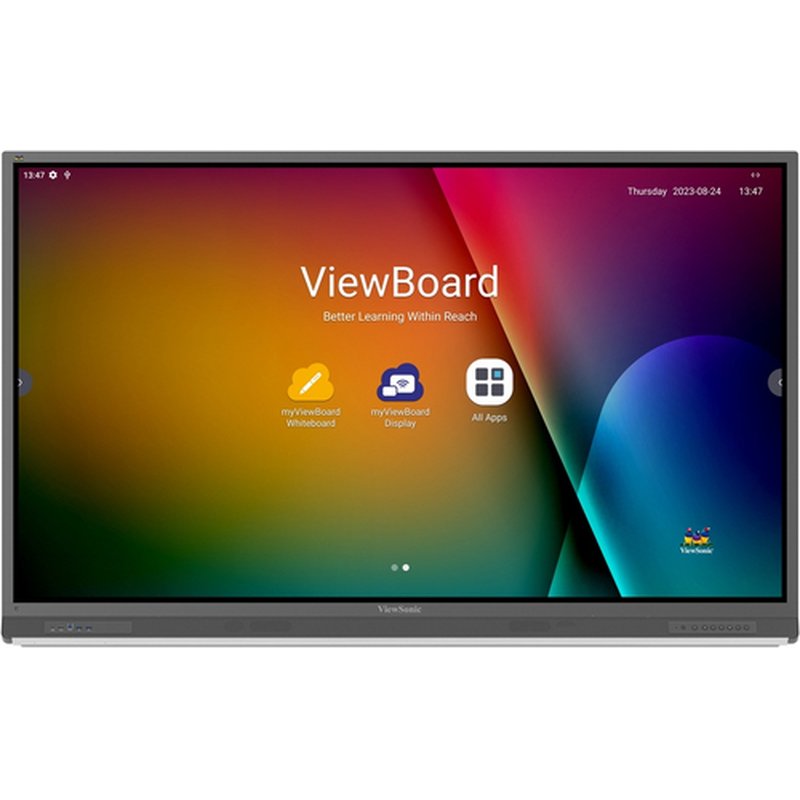 Viewsonic IFP7552-2F pizarra blanca interactiva 190,5 cm (75") 3840 x 2160 Pixeles Pantalla táctil Negro HDMI - Imagen 4