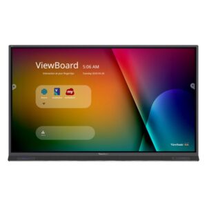 Viewsonic IFP8652-1B pantalla de señalización Panel plano interactivo 2,18 m (86") LCD Wifi 350 cd / m² 4K Ultra HD Negro Pantalla táctil Procesador incorporado Android