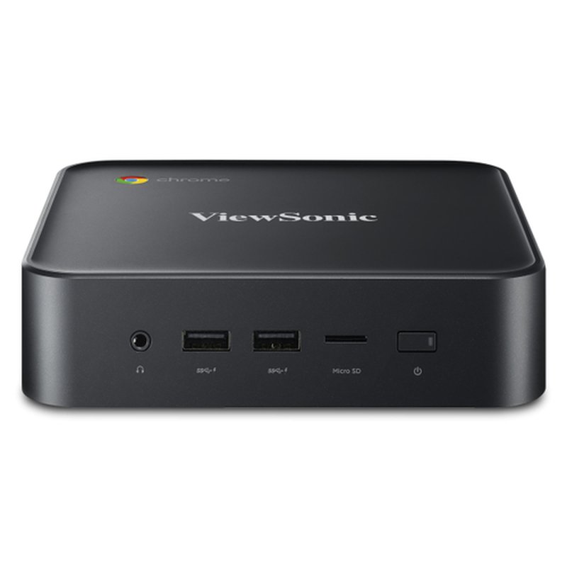 Viewsonic NMP760 PCs/estación de trabajo 5205U mini PC Intel® Celeron® 8 GB DDR4-SDRAM 64 GB eMMC ChromeOS Negro