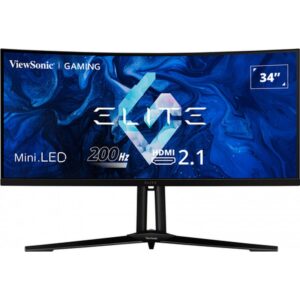Viewsonic XG341C-2K pantalla para PC 86,4 cm (34") 3440 x 1440 Pixeles UltraWide Quad HD Negro