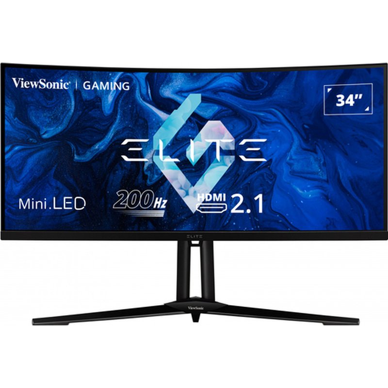 Viewsonic XG341C-2K pantalla para PC 86,4 cm (34") 3440 x 1440 Pixeles UltraWide Quad HD Negro