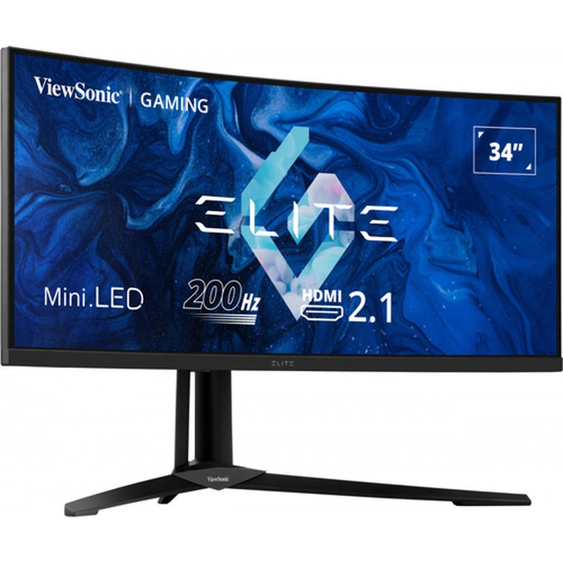 Viewsonic XG341C-2K pantalla para PC 86,4 cm (34") 3440 x 1440 Pixeles UltraWide Quad HD Negro - Imagen 2