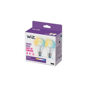 Alternative view of WiZ Bombilla 60 W A60 E27 x2